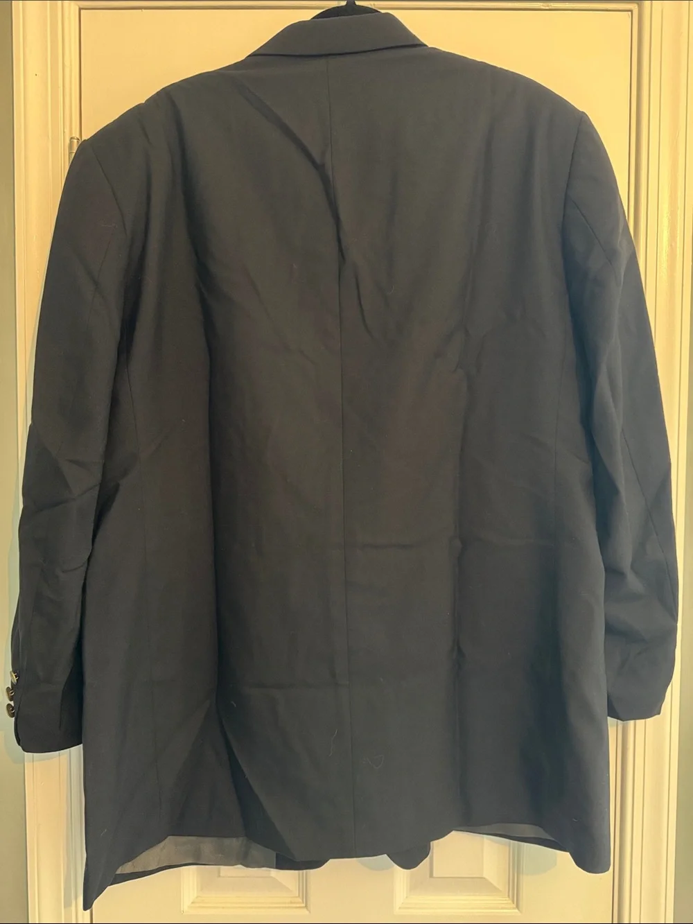Oscar de la Renta Black Two-Button Blazer